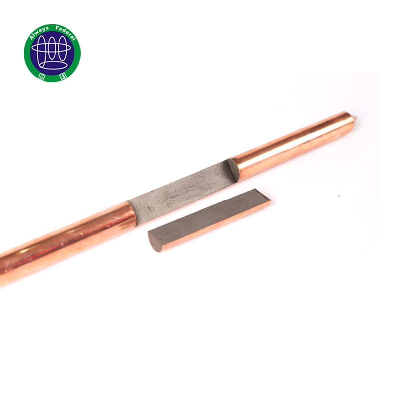 Yemagetsi Copper Yakaputirwa Threaded Grounding Rod