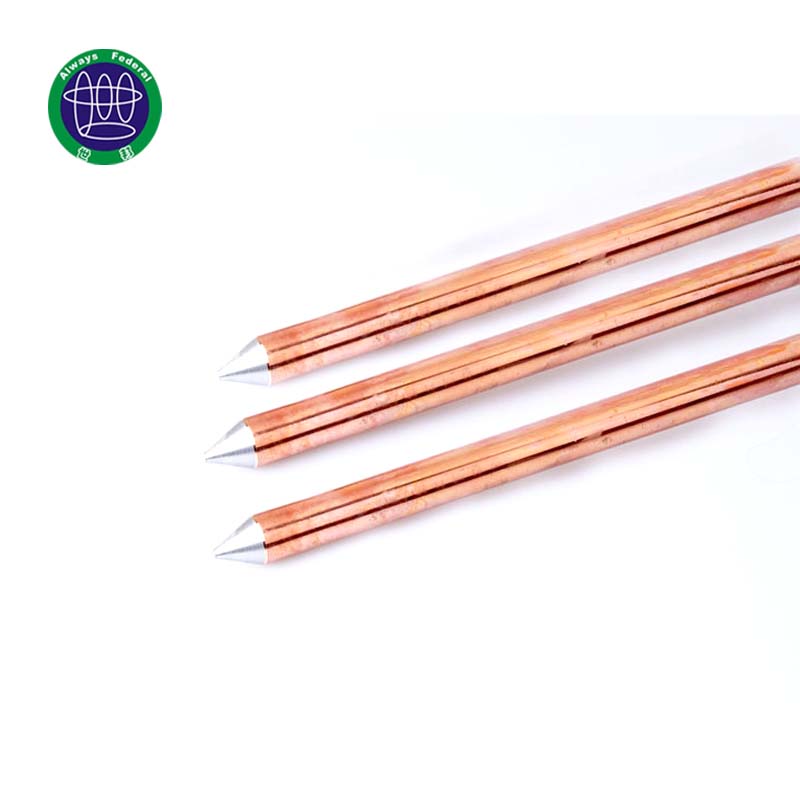 Hot Sale Copper Clad Steel Ground Rod With Ground Rod Clamp