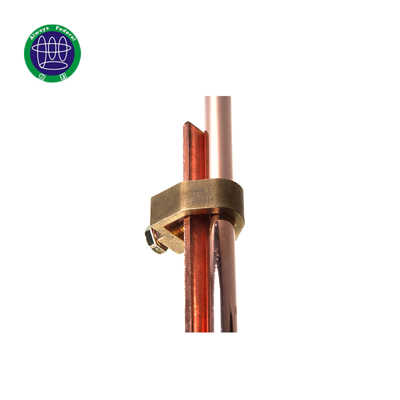 Factory wholesale Copper Rod - Brass Ground Rod Clamp – ShiBang