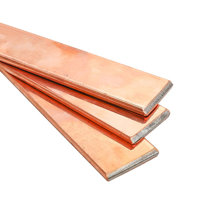 Copper bonded steel earthing Tape Copper Flat Bar