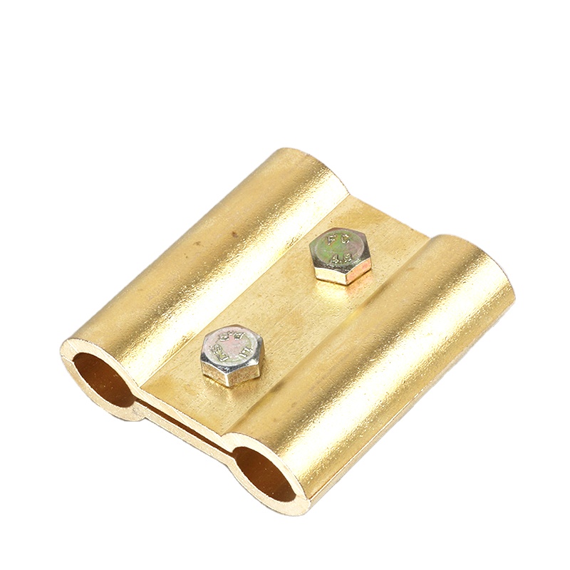 The Double Slot Of Copper Earth Cable Connectors For Sale
