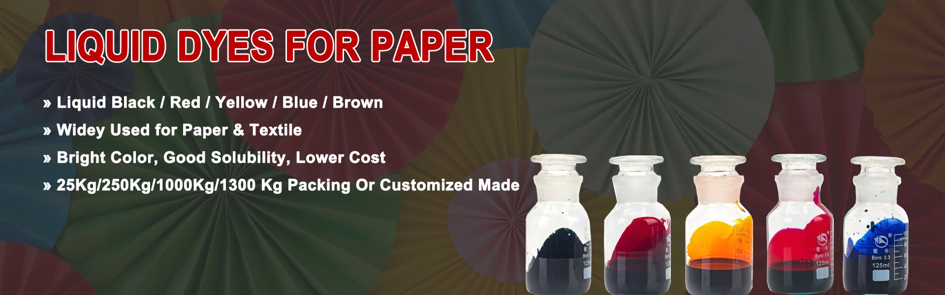 colorants liquides pour papier