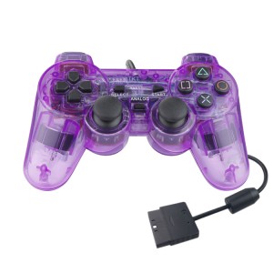 Transparent Ps2 Game Controllers wired Gamepad For Playstation 2 ps2 joypads Joystick