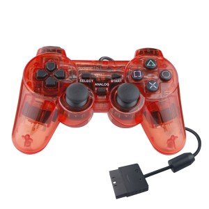 Transparent Ps2 Game Controllers wired Gamepad For Playstation 2 ps2 joypads Joystick