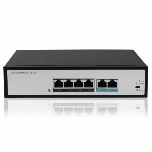 Telecom 10/100/1000m Poe Switch Ai-Poe Network 6 Port Ethernet Switch for CCTV