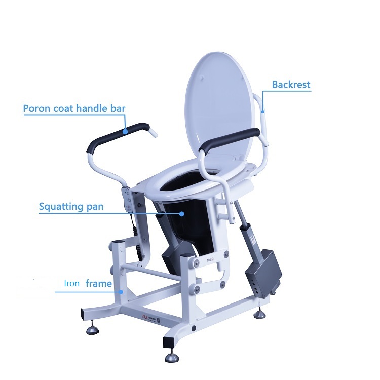 New Arrival China Pregnant Woman Auto Lift Toilet Chair - Electric toilet lifting chair with bathroom – Xiang Fa Li