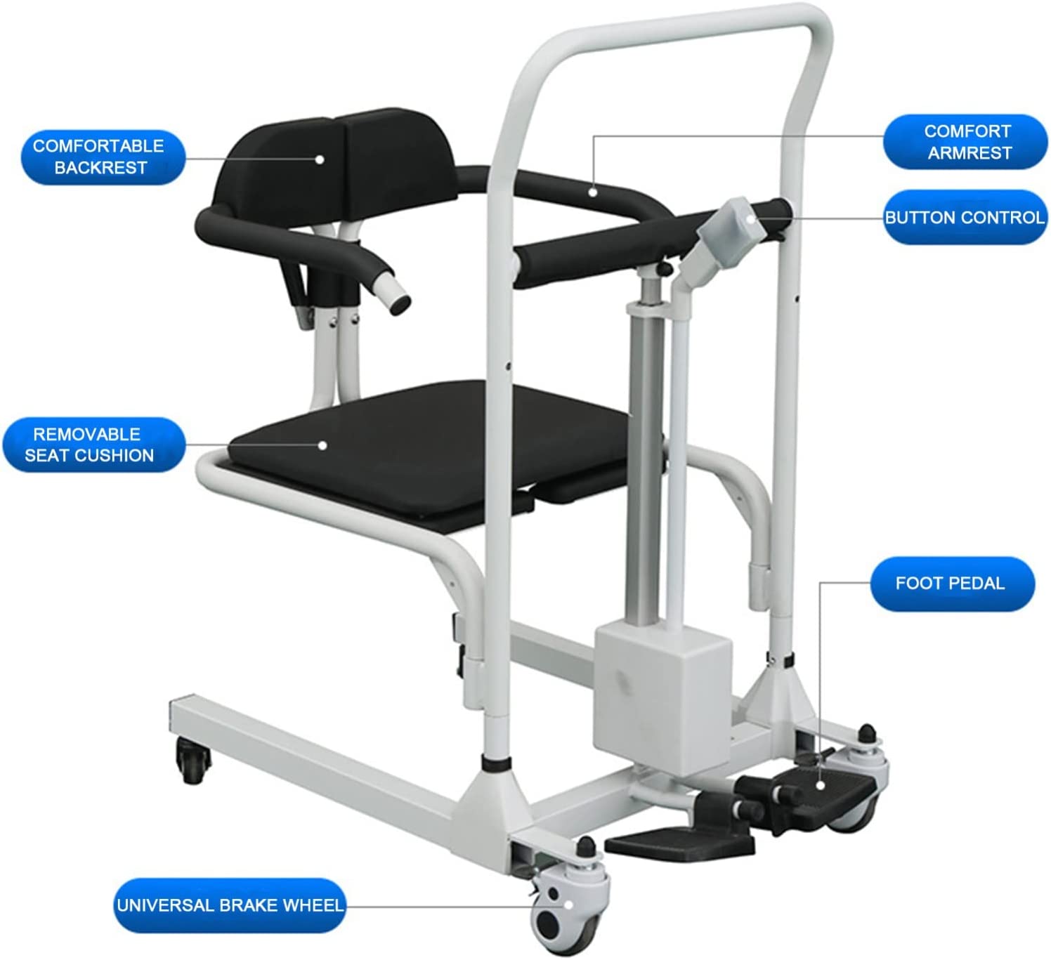 Electric transfer lift chair makes it easier to take care of bedridden people