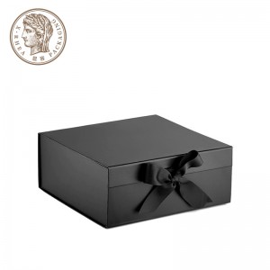 Kotak Magnetik Boleh Dilipat dengan Kertas Seni 157g Kotak Hadiah Pakaian