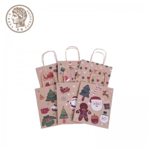 Recyclable Custom Paper Gift Bags Various Sizes Eco – Friendly