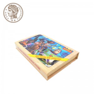 Cajas de rompecabezas impresas personalizadas de barniz liso de cartón de 2,0 mm