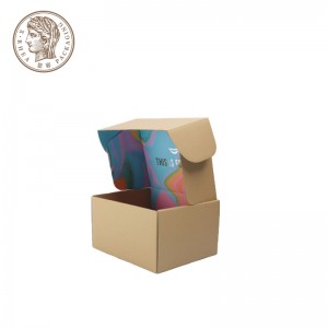 CMYK Corrugated Shipping Box , Foldable Carton Packaging Boxes Custom Printed