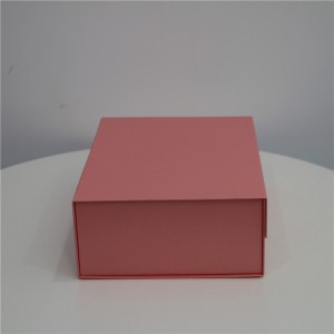 Custom Logo Pink Luxury Paperboard Shipping Mailer Clothes Underwear Rigid Gift Packaging Bhokisi