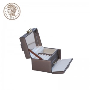 Custom Design  Luxury Jewelry Storage Boxes  With PU Leather