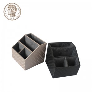 Handmade PU leather Storage Boxes For Home