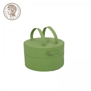 Creative Flower-Shaped High Quality Custom PU Leather Jewelry Box, Jewelry Packaging Case