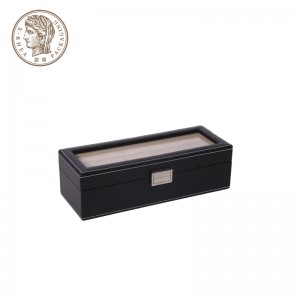Luxury Large Leather Drawer Lock Watches Storage Case Box