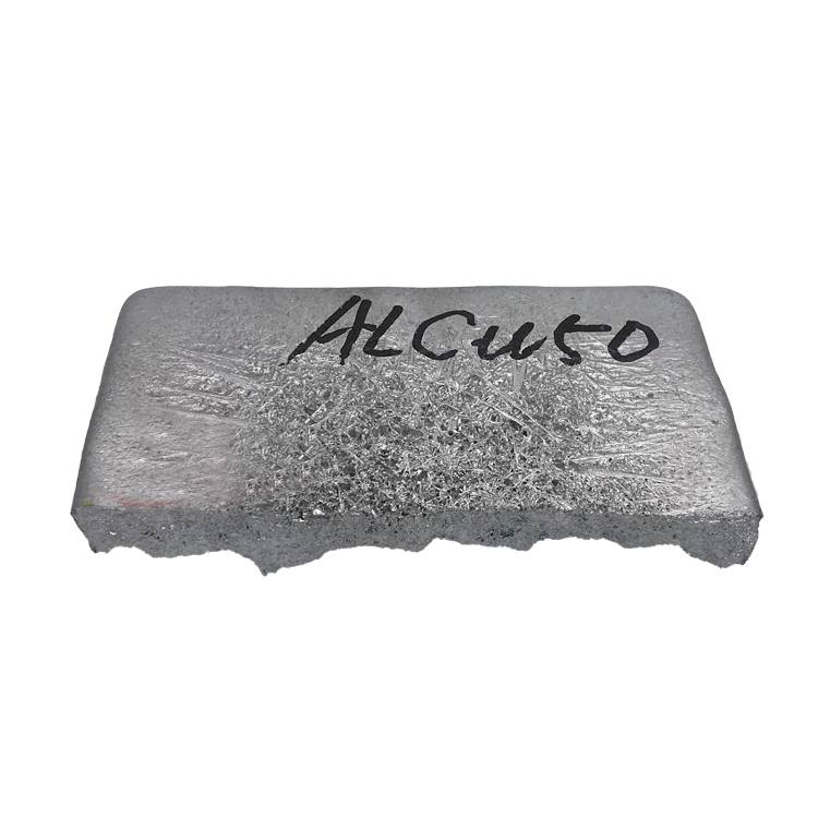 OEM Customized Copper Phosphorus Master Alloys - Aluminum copper master alloy AlCu50 – Xinglu