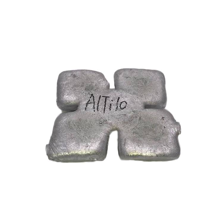 Wholesale Dealers of Al-B Master Alloys - AlTi10 ingot Aluminum titanium master alloy – Xinglu