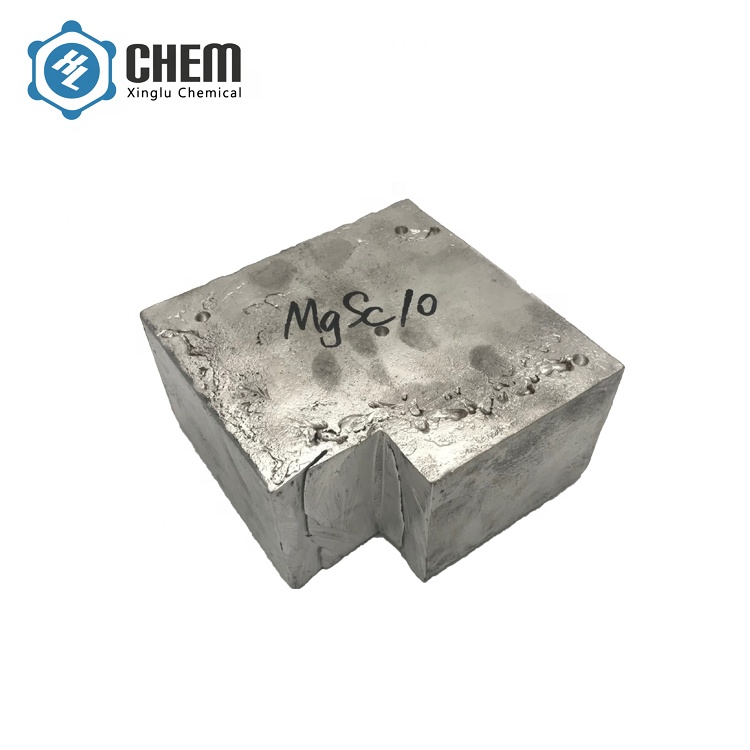Wholesale Price China Alzr5 Alloys - Magnesium Scandium Master Alloy MgSc10 – Xinglu