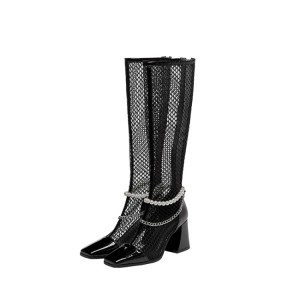 Good quality Long Boots -
 2021 new pearl net boots – Xinzi Rain