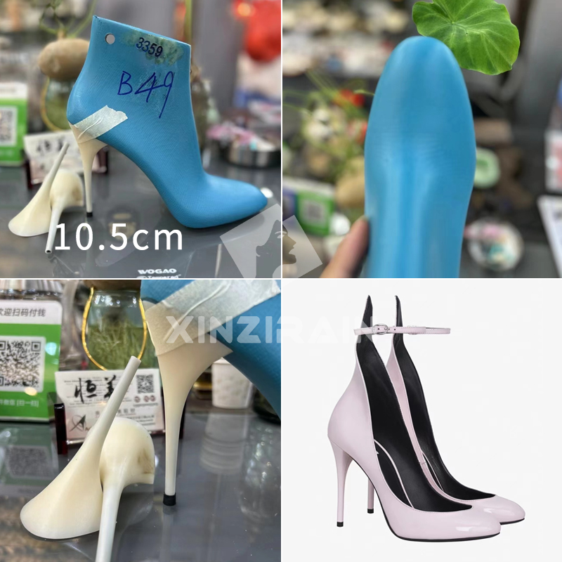 ALAIA Style Heel Mold for Custom Round Toe Pumps Heel Height 105mm
