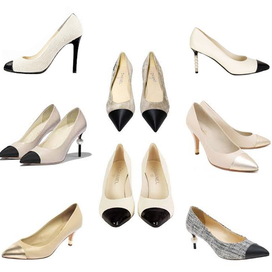 Fake designer chanel high heel shoes