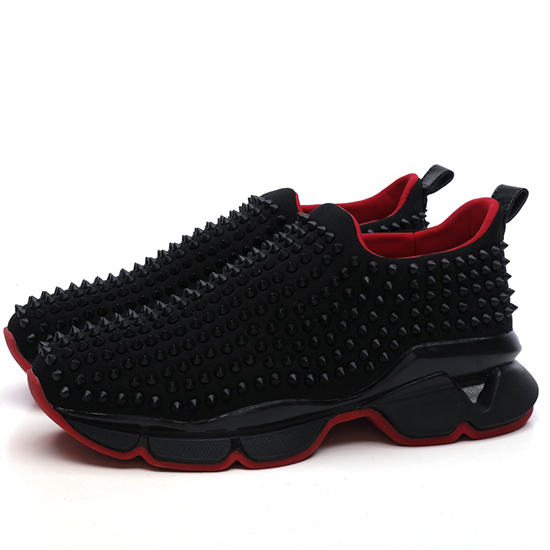 Christian Louboutin CL Կարմիր արտաքին ներբանի վերջին պատահական զույգերի ոճի կոշիկներ