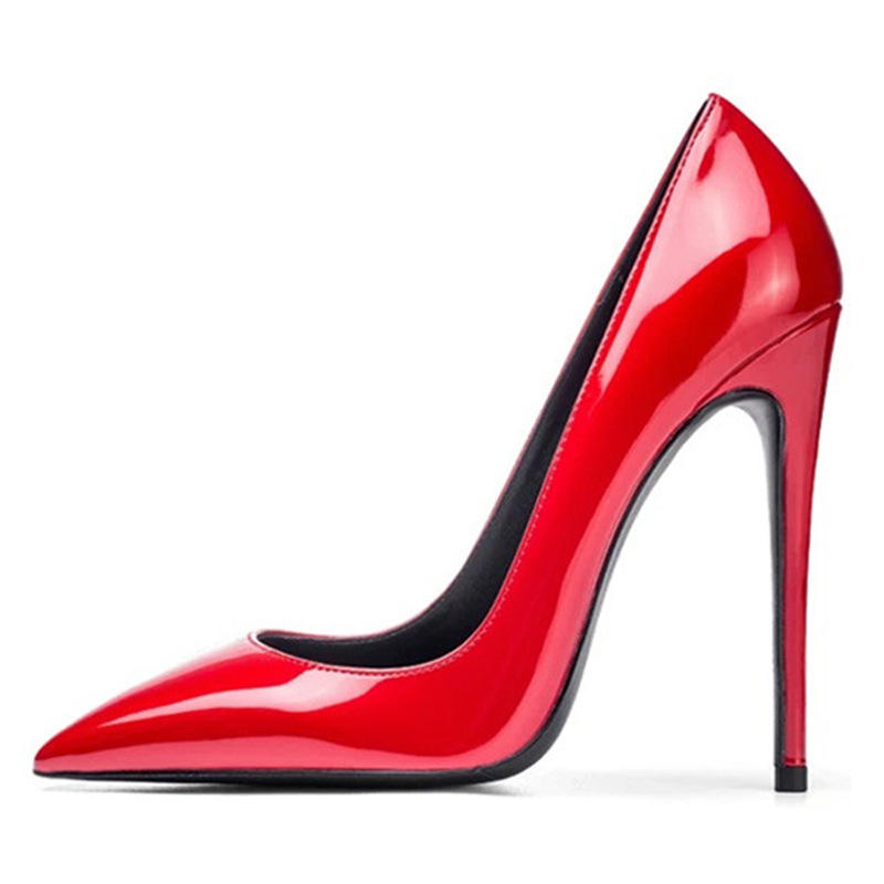 نئے جوتے خواتین اچھی کوالٹی سٹیلیٹو پمپس ڈریسز جوتے مینوفیکچرر اپنی مرضی کے مطابق ٹھوس ہائی ہیلز