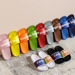 Factory Cheap Hot Flip Flops Women -
 Unisex women men summer slides beach pool Indoor house slippers custom logo – Xinzi Rain