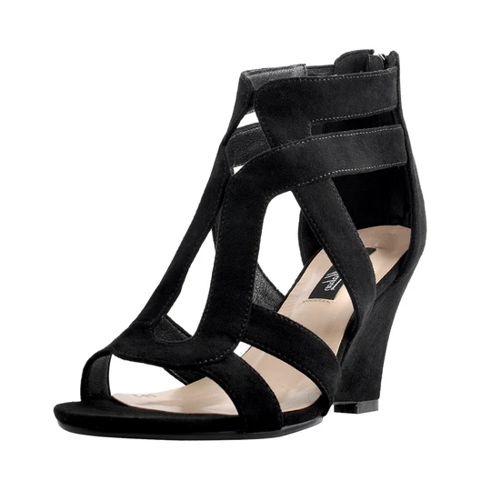 Discountable price Stylish Sneakers Womens -
 Gladiator Cut Out Peep Toe Wedge Sandals – Xinzi Rain