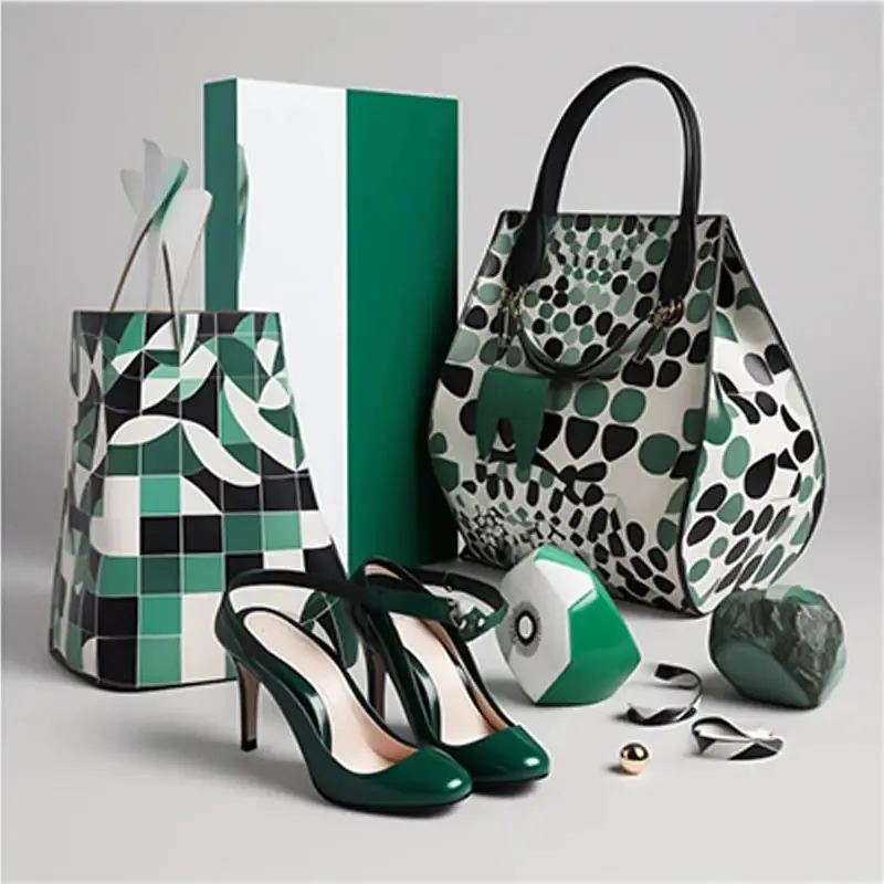 Set cipela i torbi za print dizajn privatne etikete