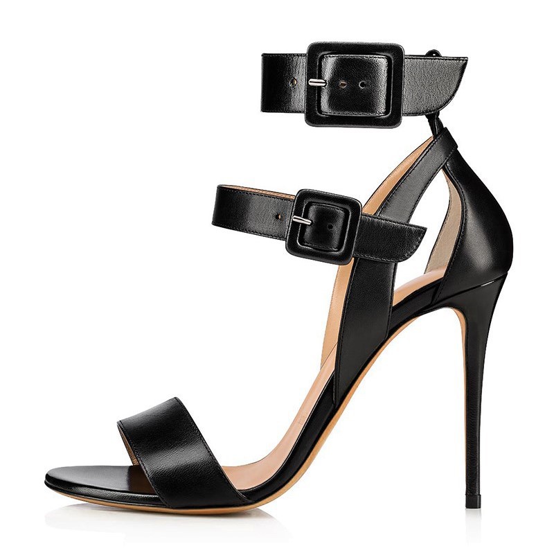 XinziRain custom made summer fashion sandal with wide ankle buckle strap