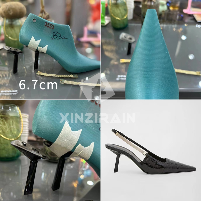 YSL Style Heel Mold for Peep-Toe Pumps 67mm Heel Height