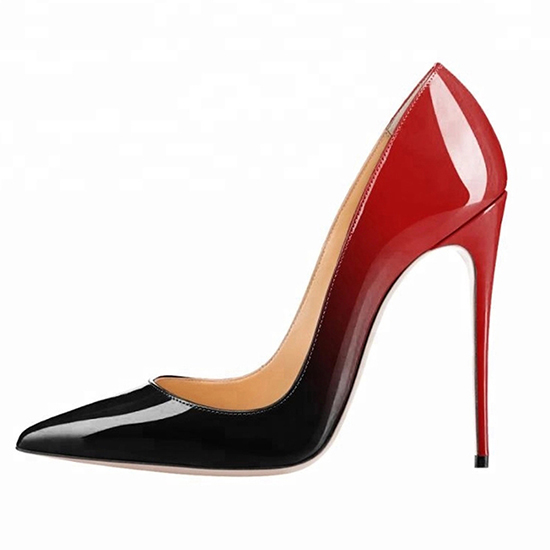 Fashion Women's High quality patent zonam Gradiente color Stilettos (customizable color)