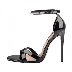 Excellent quality Womens Fashion Sneakers -
 wholesale Ankle Strap Rhinestone Gladiator Stilettos Heel Sandals – Xinzi Rain
