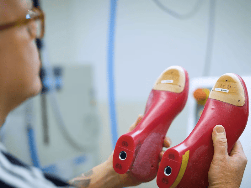 custom shoe process