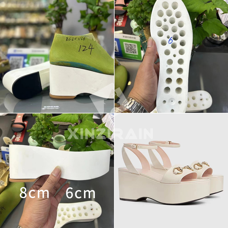 GUCCI-Inspirasi Platform Sandal Mold kanggo Custom Designs