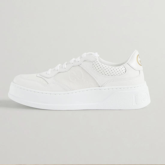 GUCCI Perforated leather sneakers