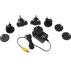 Plug balla adapter charger bataraidh 12.6V 1A Li-ion