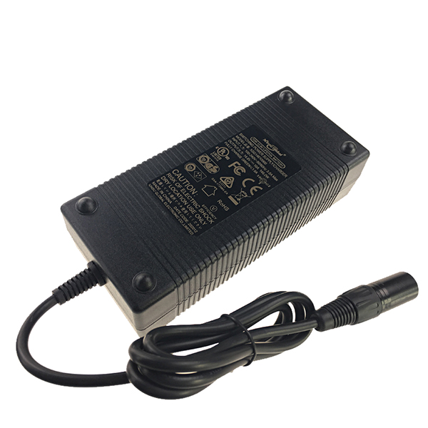 48V lithium battery 54.6V 3A 3.5A 4A charger adapter Featured Image