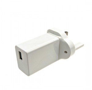 5V Mobile USB charger adapter UK Wall plug CE UKCA