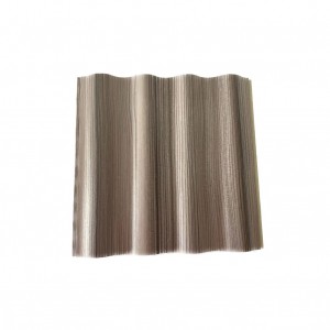 Rokerige grijze kleur 200x15MM Modern kantoormeubilair Akoestische houten wandpanelen