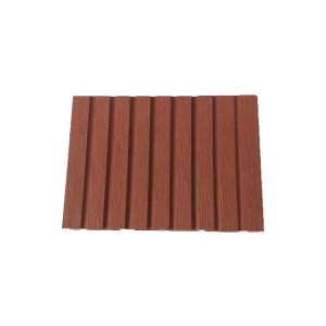 Brown Mena 136*25MM Wpc ivelany Decking Composite Decking Wood Deck