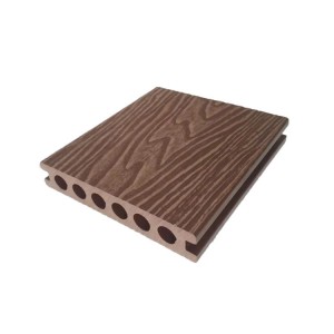 Bark Color Composite Decking Co-extrusion Decking Engineered Flooring Wpc Decking 140*25mm