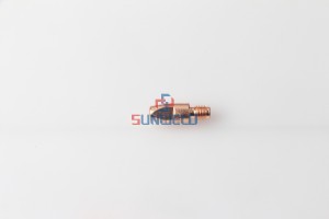 Punta de contacto de cobre MIG M10 * 35mm XL140.1544 para soplete de soldadura MIG Binzel RB61GD/RB601D