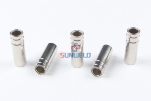 MIG Gas Nozzle Silinder φ16*53 XL145.0041 untuk Binzel MIG Kimpalan Obor 15AK