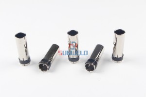 MIG Gas Nozzle Cylindrical φ17*63.5 XL145.0047 for Binzel MIG Welding Torch 24KD