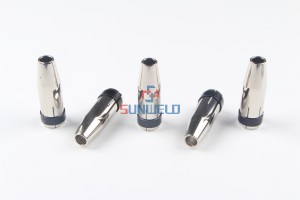 MIG Gas Nozzle Conical φ10*63.5 XL145.0128 para sa Binzel MIG Welding Torch 24KD