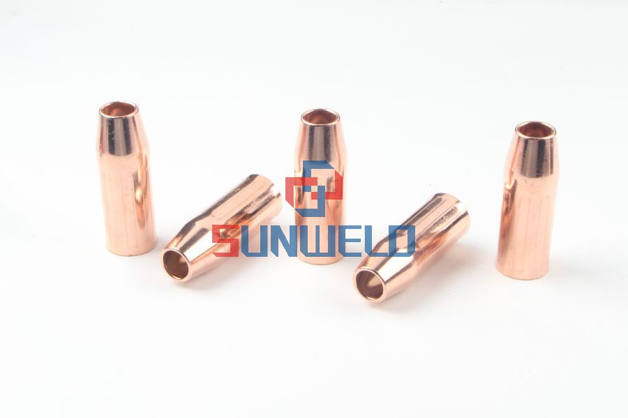 Factory making Panasonic Parts - MIG Gas Nozzle5/8” φ15.9*81.5XLHD24-62 for Tweco MIG Welding Torch Spray Master 450A – Xinlian