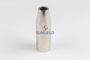 MIG Gas Nozzle Kerucut φ13*85 XL145.D243 untuk Binzel MIG Welding Torch AT455LW